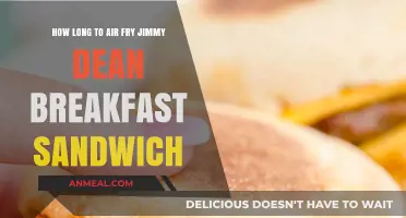 Air-Fryer Breakfast: Jimmy Dean Sandwich Perfection