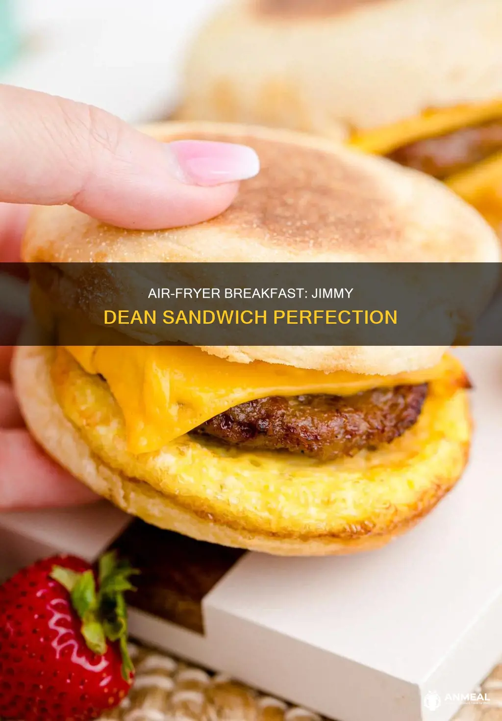 how long to air fry jimmy dean breakfast sandwich