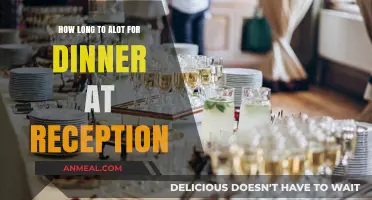 Planning Your Reception Dinner: Timing Tips for a Perfect Evening