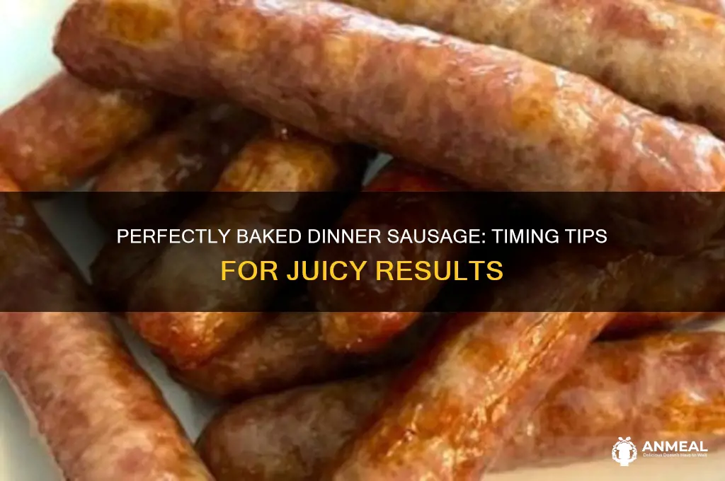 how long to bake dinner sausage