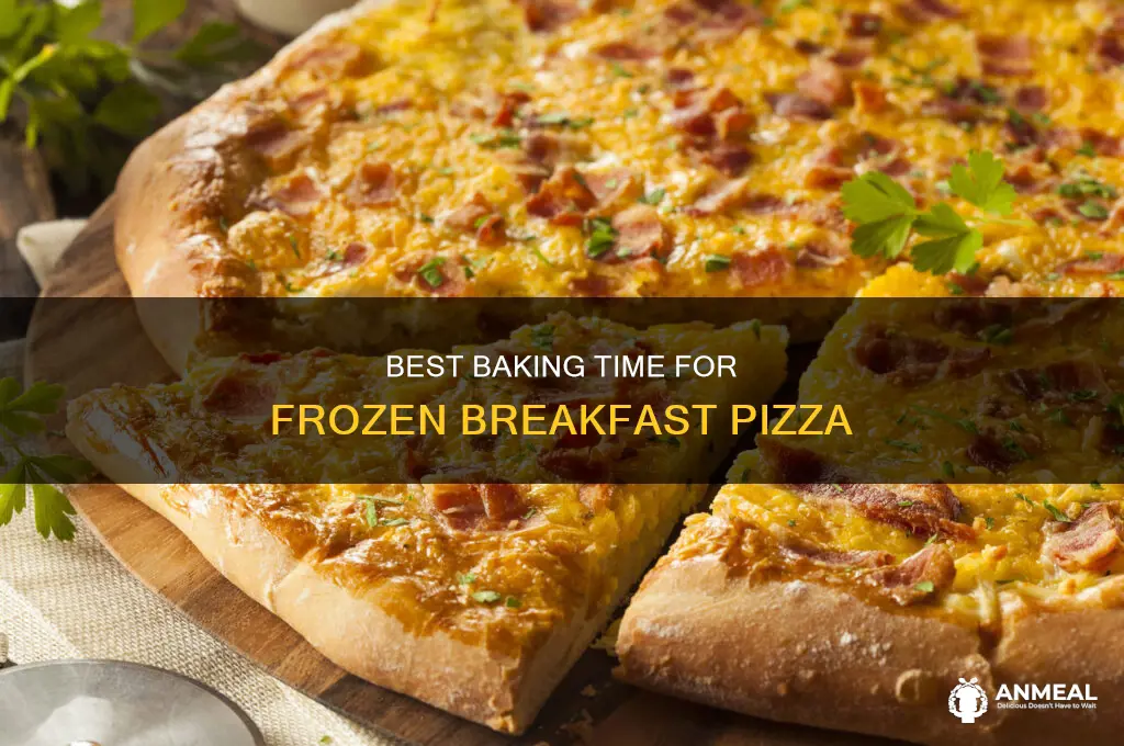 how long to bake frozen breakfast pizza