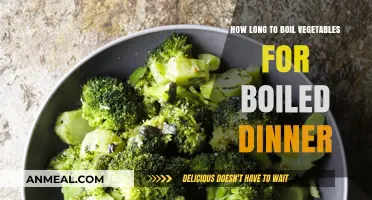 Perfect Boiled Dinner: Optimal Vegetable Boiling Times for Tender Results