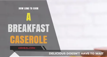 Quick Breakfast Casserole: Cooking Time Perfection