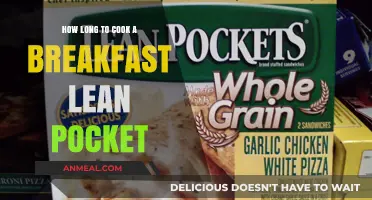 Quick Breakfast: Lean Pocket Cooking Time