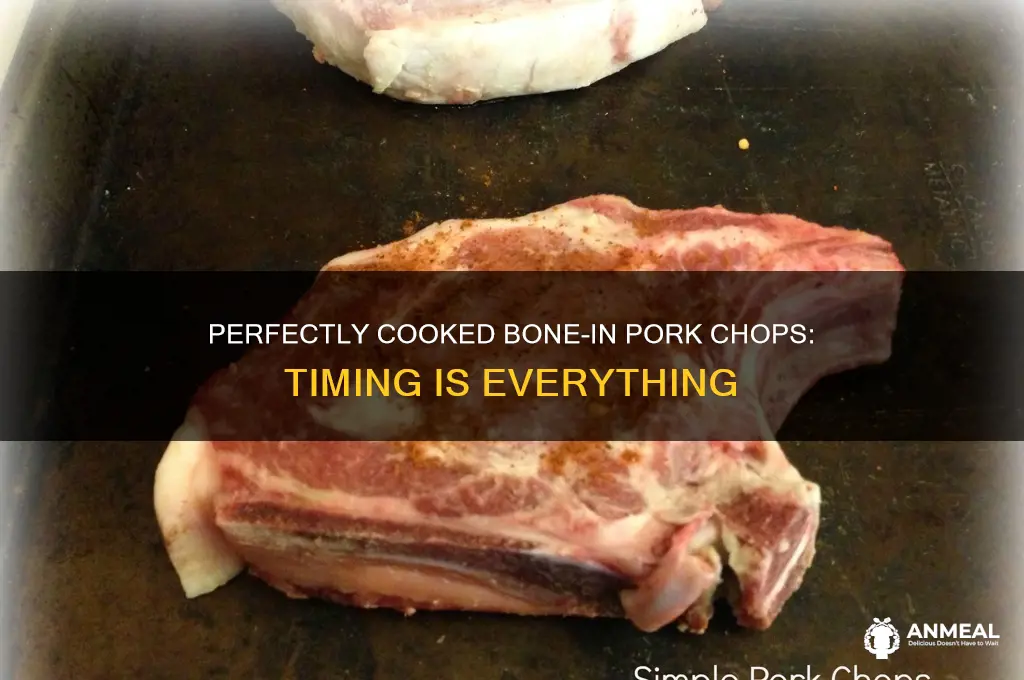 how long to cook bone in breakfast pork chops