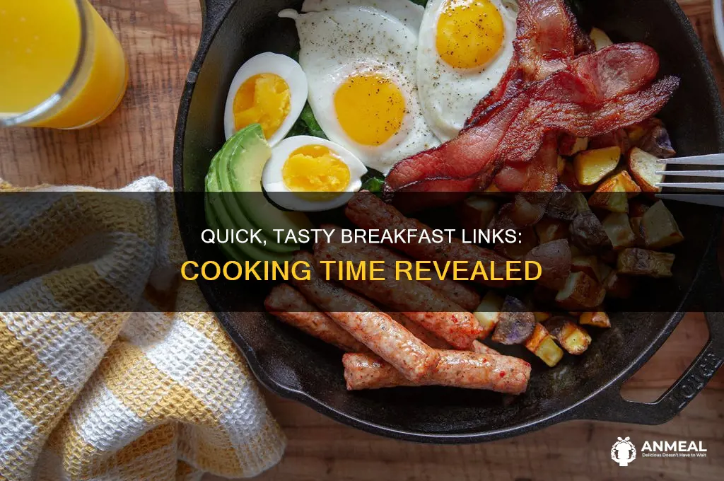 how long to cook breakfast links
