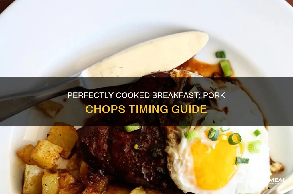 how long to cook breakfast porkchops