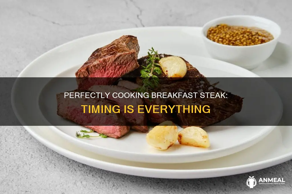 how long to cook breakfast steak