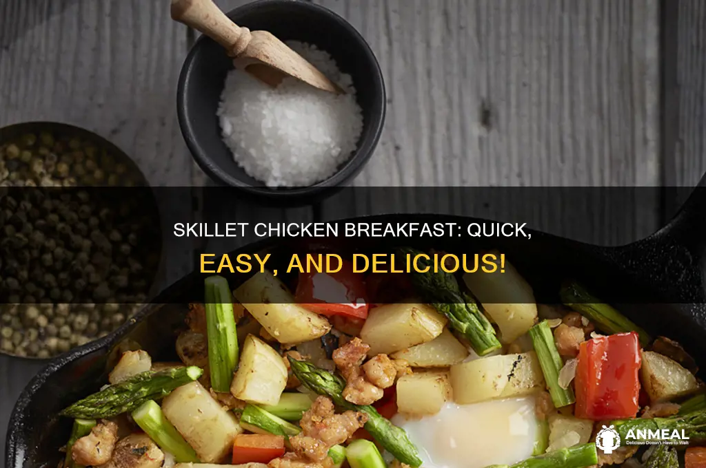 how long to cook chicken breakfast in skillet