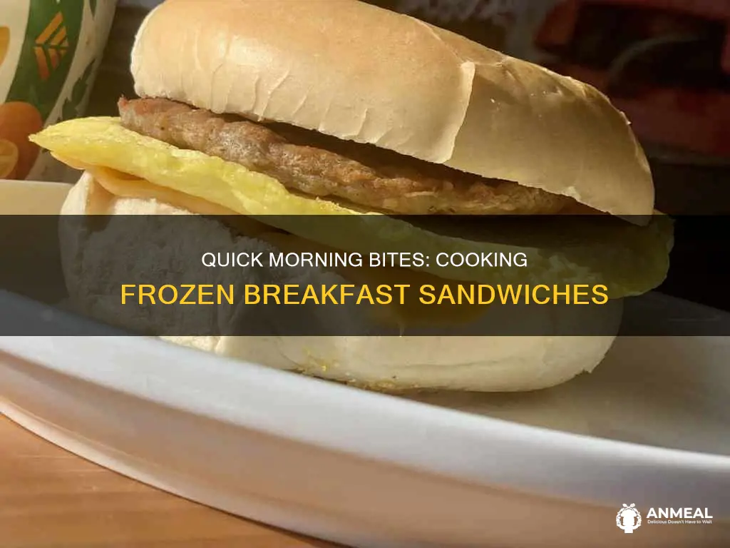 how long to cook frozen breakfast sandwich in microwave