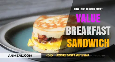 Quick Breakfast Sandwich: Cooking Time Perfection
