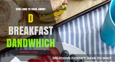 Jimmy D's Breakfast Sandwich: Cooking Time Perfection