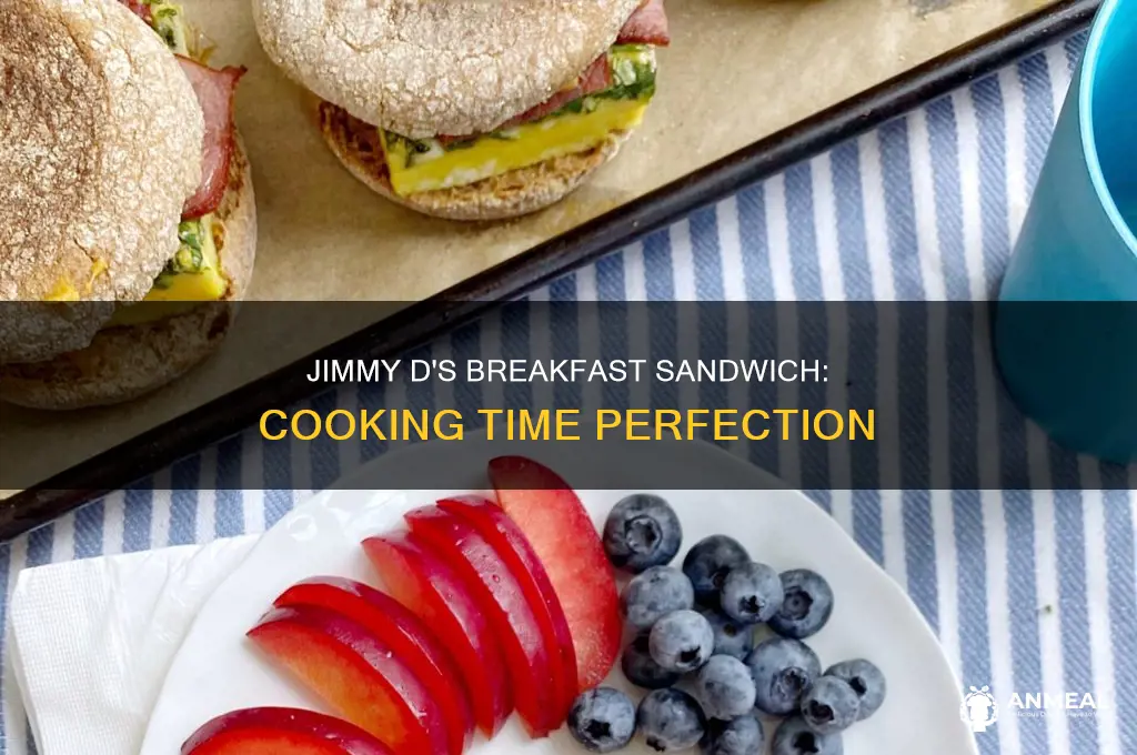 how long to cook jimmy d breakfast dandwhich