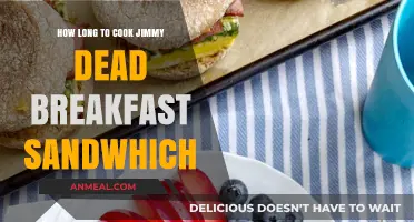 Quick Breakfast Sandwich: Jimmy Dean's Cooking Time