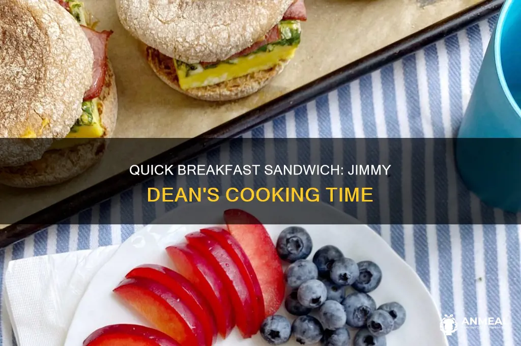 how long to cook jimmy dead breakfast sandwhich