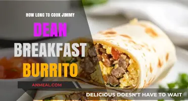 Quick Breakfast: Jimmy Dean Burrito Cooking Time