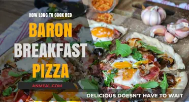 Quick Breakfast Pizza: Red Baron Cooking Time