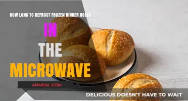 Quickly Defrost Frozen Dinner Rolls in the Microwave: A Time-Saving Guide
