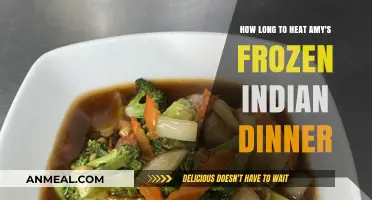 Perfectly Heating Amy's Frozen Indian Dinner: Quick Tips & Times