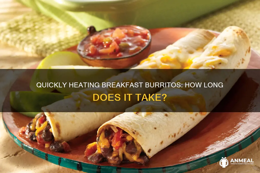how long to heat breakfast burritos