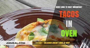 Quickly Warm Breakfast Tacos in the Oven