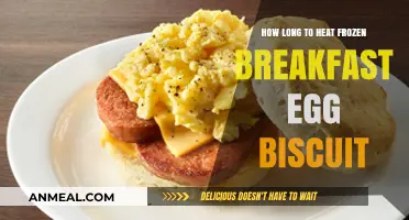 Quick Heat: Frozen Breakfast Egg Biscuits