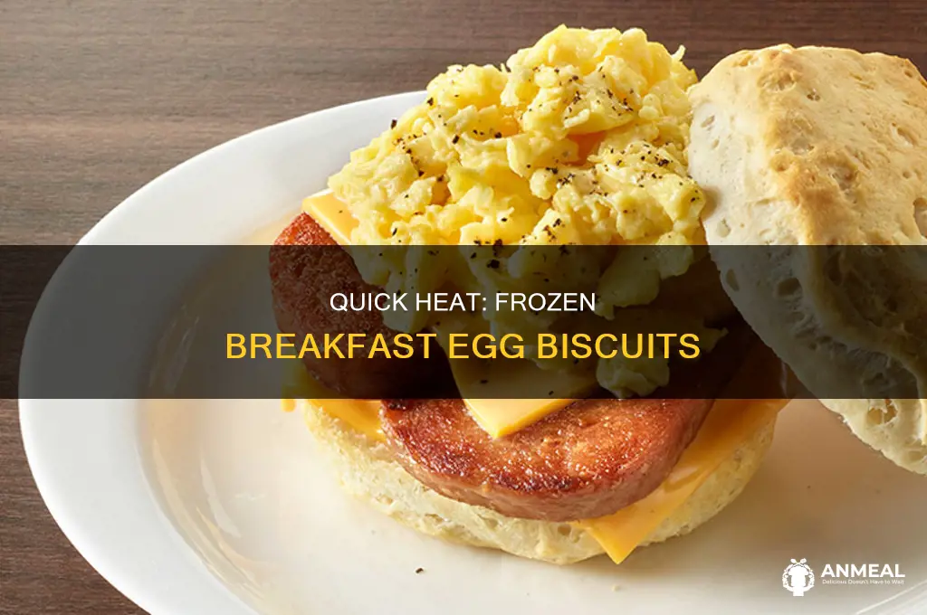 how long to heat frozen breakfast egg biscuit