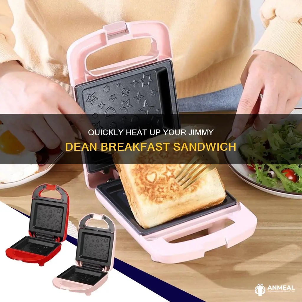 how long to heat up a jimmy dean breakfast sandwich