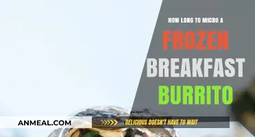 Quickly Microwave a Frozen Breakfast Burrito in Minutes