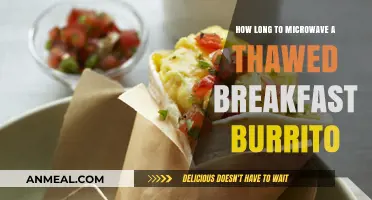 Quick Breakfast: Microwave Thawing for Burritos