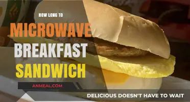Breakfast Sandwiches: Microwave Timing for a Quick Bite