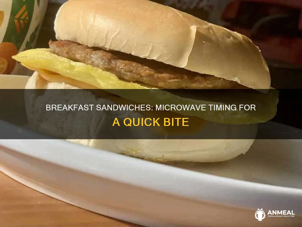 how long to microwave breakfast sandwich