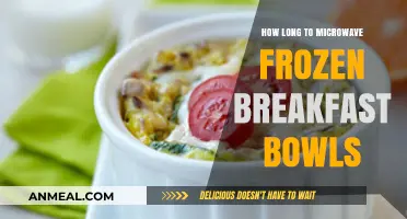 Quickly Heat Frozen Breakfast Bowls in the Microwave