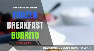 Quickly Microwave a Frozen Breakfast Burrito