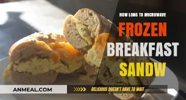 Quickly Heat Frozen Breakfast Sandwiches in the Microwave
