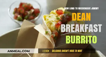 Quickly Microwave a Delicious Jimmy Dean Breakfast Burrito