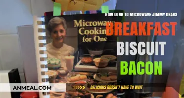 Quickly Microwave Jimmy Dean's Breakfast Biscuits