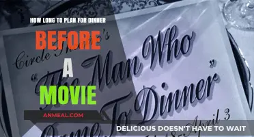 Perfect Timing: Planning Dinner Before a Movie Night