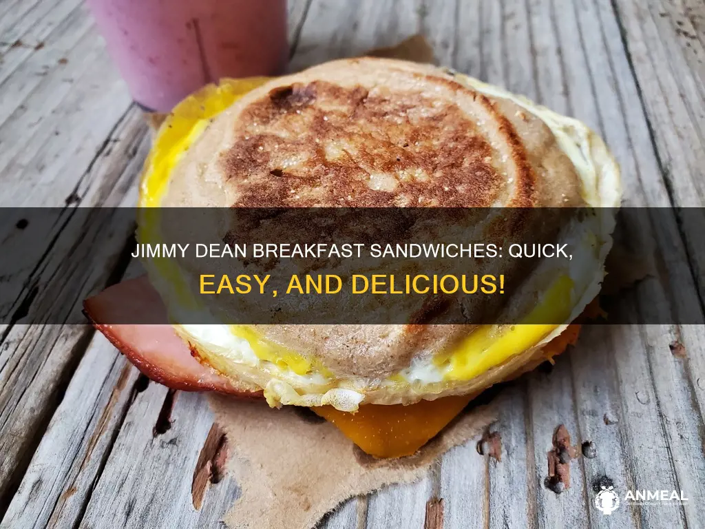 how long to put jimmy dean breakfast sandwich