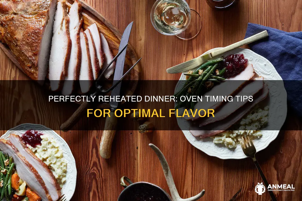 how long to reheat a dinner in the oven