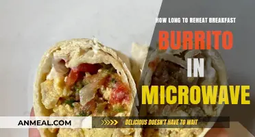 Quickly Reheat Your Breakfast Burrito in the Microwave