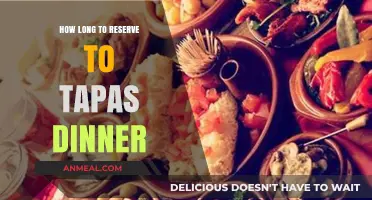 Perfect Tapas Timing: How Long to Reserve for a Delicious Dinner