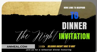 Timely RSVP: How Long Should You Take to Respond to a Dinner Invitation?