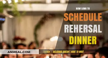 Perfect Timing: Scheduling Your Rehearsal Dinner Stress-Free