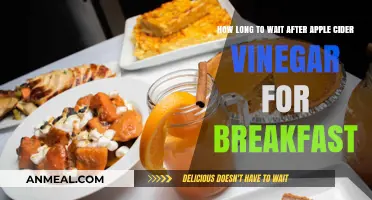 Apple Cider Vinegar: Breakfast Timing and Benefits