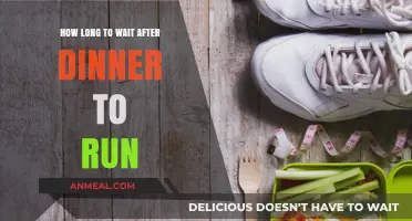 Post-Dinner Running: Optimal Wait Time for Digestive Comfort
