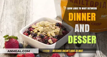 Perfect Timing: How Long to Wait Between Dinner and Dessert