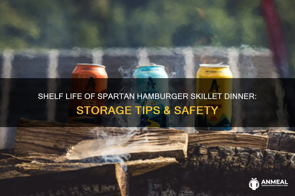 how long until spartan hamburger skillet dinner goes bad