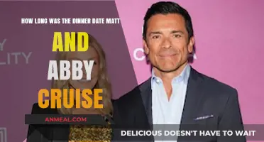 Matt and Abby's Cruise Dinner Date: Unveiling the Duration Mystery