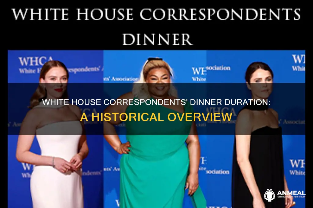 how long white house correspondents dinner
